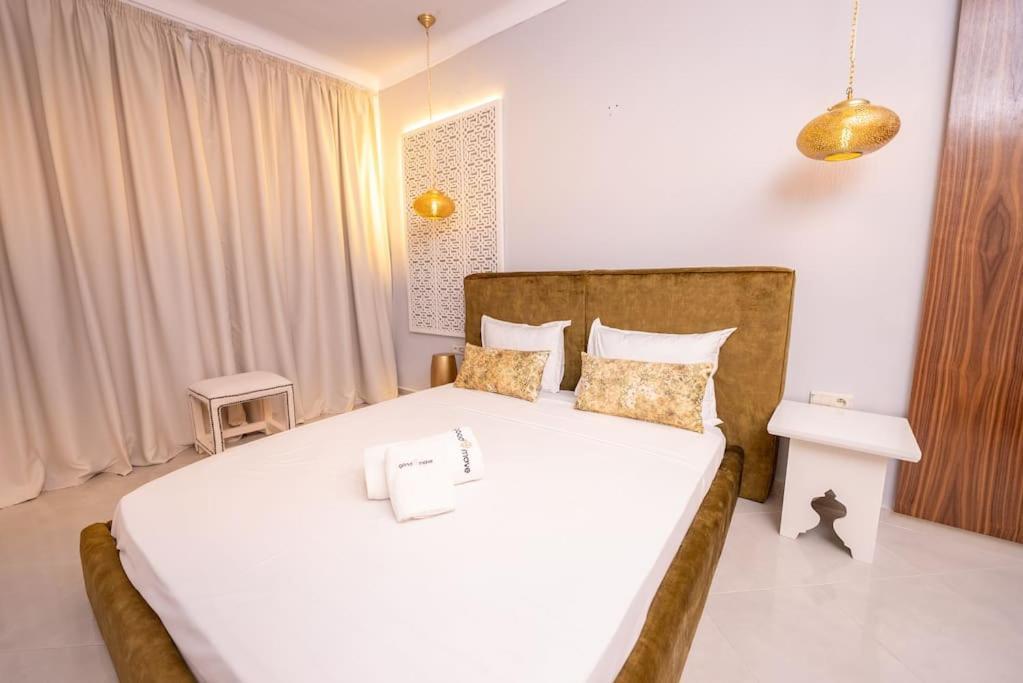 Tradition Meets Modern: 2Br Flat In Rabat Hassan Extérieur photo